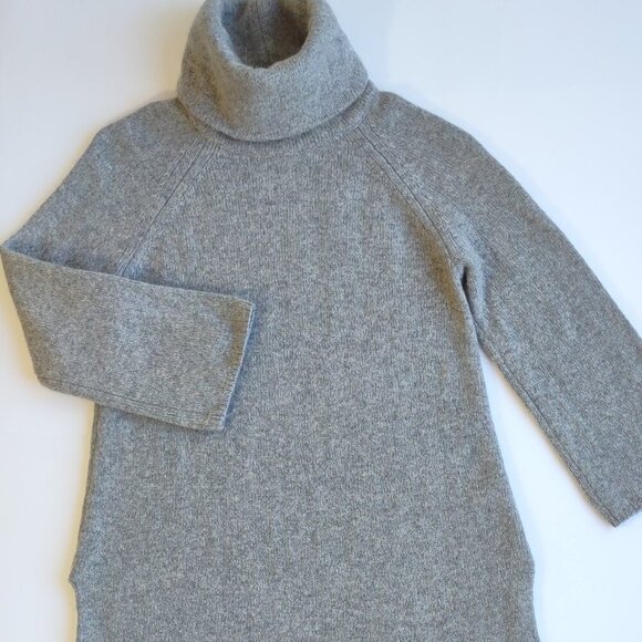 Calypso St Barth 100% Cashmere High Neck Sweater Pale-Gray Classic Luxury SizeXS - Picture 5 of 9
